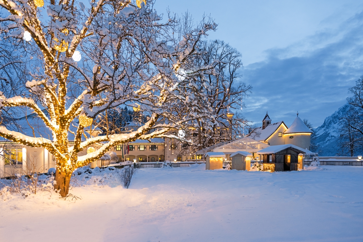 IMLAUER Hotel Schloss Pichlarn | 5-Sterne Hotel Österreich Winterbeleuchtung_c-Thomas_Sattler-18 web