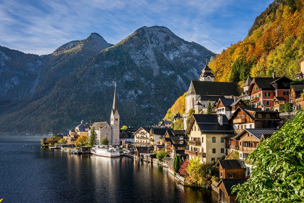 Foto: Hallstatt mit dem Hallstätter See